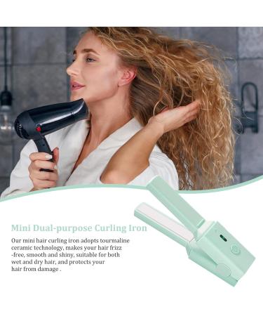Travel Curling Iron & Hair Straightener - USB Electric Curling Wand for Teens & Girls | Energy Saving Professional Tool - Buy Online on GoSupps.com