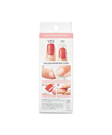KISS imPRESS No Glue Mani Press On Nails - On My Mind White Almond Shape Medium Size Includes 30 Nails & Accessories - Shop Now Internationally - Buy Online on GoSupps.com