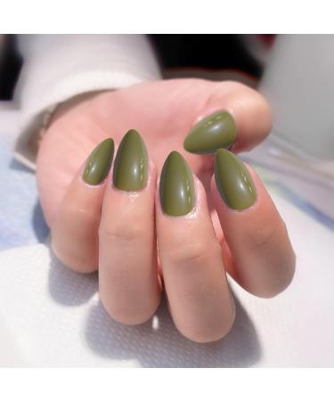 Shop 576 Pcs Short Almond Press On Nails - Soft Gel Full Cover Acrylic Nail Art | 24 Colors & 6g Nail Glue for DIY | Perfect International Shipping - Buy Online on GoSupps.com