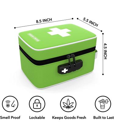 GREEN CROSS Smell Proof Crossbody Bag with Lock - Travel & Storage Solution - Buy Online on GoSupps.com