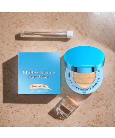 Makeup Cushion Foundation Concealer Cushion with Matte Finish and High Coverage - Long-Lasting Corrective Makeup Cream for Girlfriend Wife Daughter Sister and Friend - Buy Online on GoSupps.com