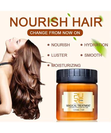 Keratin Hair Mask Keratin Hair Treatment 5 Seconds Hair Root Repair 120ml Deep Conditioning Hair Treatment Recover Elasticity & Lustrous & Soft Hair Keratin Hair Straightening Kit - Buy Online on GoSupps.com