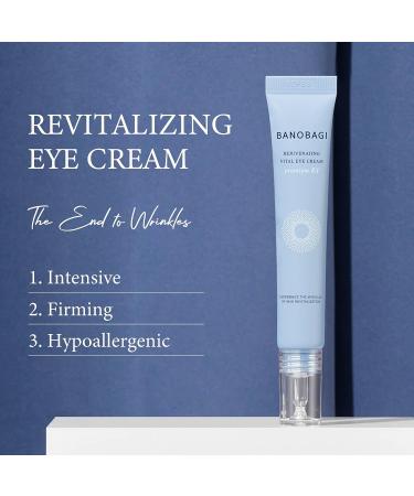 Banobagi Revitalizing Vital Eye Cream - Hydrating Korean Eye Cream for Dark Circles, Puffiness & Wrinkles (0.5 Fl oz.) - Buy Online on GoSupps.com