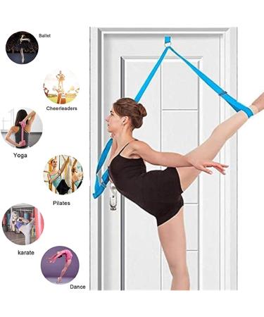Dancer Stretch Band Door Flexibility & Stretching Leg Strap Stretch Band for Yoga Ballet Dance and Gymnastic Exercise Excellent Gift for Your Friends and Loved Ones Light Blue - Buy Online on GoSupps.com