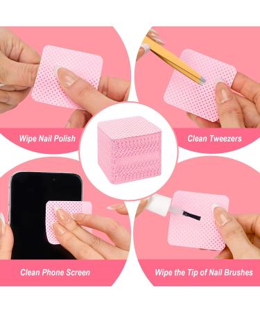 Lint Free Nail Wipes - 540PCS Super Absorbent Soft Nail Polish Remover & Eyelash Extension Wipes | Perfect for Nail Art - Buy Online on GoSupps.com