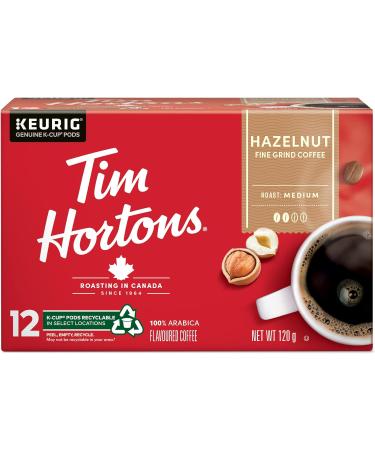 Tim Hortons Hazelnut Flavoured Coffee Single Serve Keurig K-Cup Pods Medium Roast 72 Count Hazelnut 72 count (Pack of 1) - Buy Online on GoSupps.com
