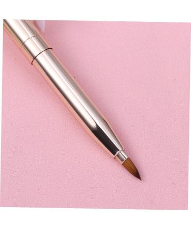 1pc Foundation Brush Lip Brush Applicator Lip Retractable Lipstick Applicator Makeup Lip Brush Lip Gloss Brush Make up Applicators for Face Makeup Tool Kit Metal Toolkit - Buy Online on GoSupps.com