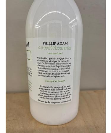 Phillip Adam Unscented Shampoo and Conditioner Set - pH Balancing - Sulfate Free & Paraben Free - 1L Each 1 l (Pack of 2) - Buy Online on GoSupps.com