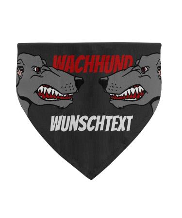 printplanet - Dog scarf with name or text - Scarf for dogs - Layout Watchdog-2 - Size L Size L Watchdog-2