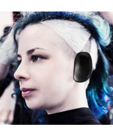 Lurrose Black Hair Dye Ear Covers - 10pcs Plastic Ear Protectors for Salon & Home Hairdressing - Buy Online on GoSupps.com