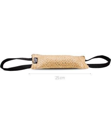 Julius-K9 18125 Jute Tug with Two Handles 25 x 7 cm | Durable Jute Toy for Training | 2 Handles for Easy Grip - Buy Online on GoSupps.com