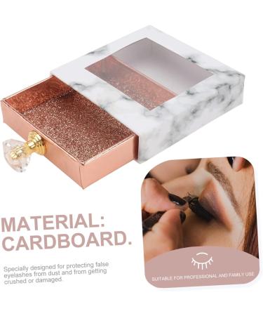 Housoutil 2 Pcs Square Eyelash Box - Portable Fake Eyelash Organizer & Storage Case for Eye Lashes - Ideal Eyelash Packaging Accessories - Buy Online on GoSupps.com