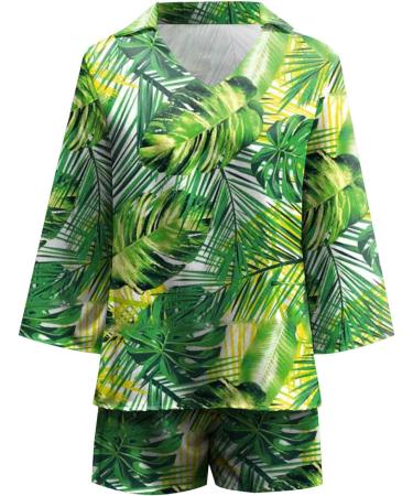 Shop Hair Ziyou Women's Green V-Neck Blouse & Shorts Set - Casual Two-Piece Suit for XX-Large Size - Buy Online on GoSupps.com