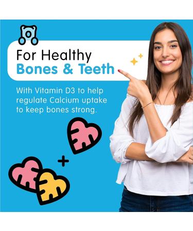 Herbaland Vitamin D3 & Calcium Adult Gummies 60ct - Support Bone Health - Buy Online on GoSupps.com