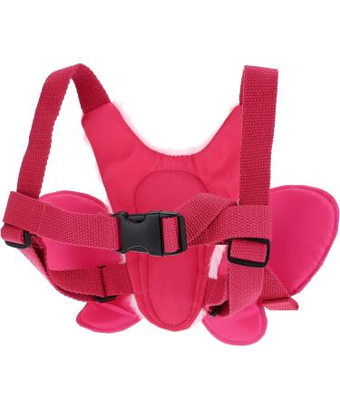 BTSKY Fluff Butterfly Baby Toddler Walking Harness with Safety Rein - Kids Anti-Lost Harness Leash Strap Belt Pink - Buy Online on GoSupps.com