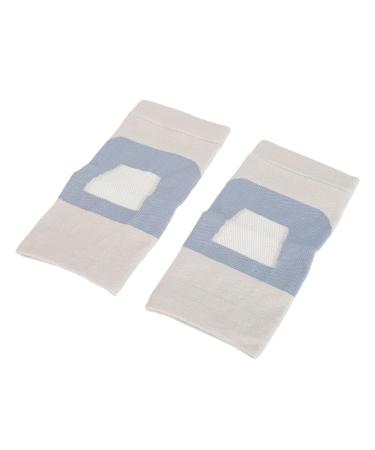 Compression Knee Sleeve | Light Gray Elastic Knee Brace | Sweat Absorbent & Nonslip | Breathable Fitness Support (M) - Fast International Shipping - Buy Online on GoSupps.com