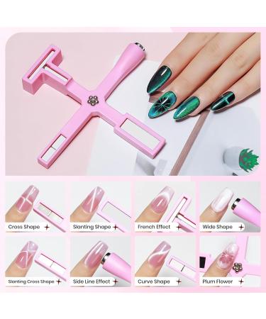 SUPWEE 5 in 1 Cat Eye Nail Magnet Tools Multi-Function Cat Eye Magnet Pens Strong Suction Cat Eye Magnet Tool for 9D Strip Galaxy Cat Eye Gel Polish DIY Nail Art Manicure SZJCT02 - Buy Online on GoSupps.com