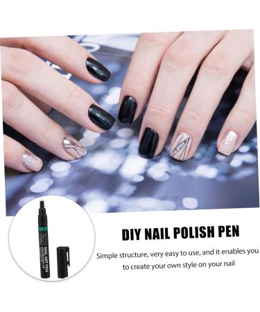 Ipetboom 1pc Diy Nail Polish Pen Manicure Pen Nail Art Diy Tool Nail Implements Manicure Drawing Pen Nail Tool T Tool Nail Gel Polish Manicure Tool Painting Pen Liquid 3d Unique - Buy Online on GoSupps.com