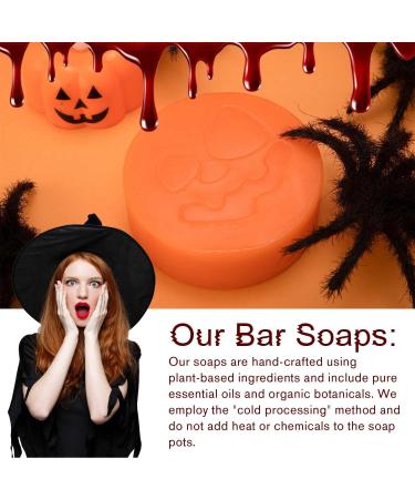 Facial Soap Bar Handmade Soap Natural Soap Bar Gentle Cleaning Soap Bar Used for Moisturizing Face Reducing Dryness and Rejuvenating Vegan Preferred for Christmas Gifts (100g) Orange - Buy Online on GoSupps.com
