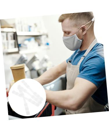 10pc Silicone Mask Hooks - White Extendable Ear Inspections Face Mask Cord Buckles for Comfort - Buy Online on GoSupps.com