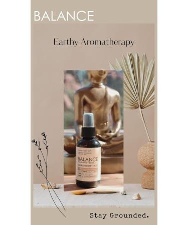 Balance - Frankincense & Myrrh Sandalwood Aromatherapy Mist | 100% Natural Essential Oil Blend for Grounding & Calmness | Eunoia Naturals - Buy Online on GoSupps.com