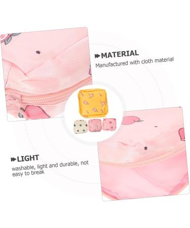 Multifunctional Ice Cream Bag Holder | Women's Tampon Organizer & Hygiene Bag - Wofashpuret 4 Pieces Cactus Design - Buy Online on GoSupps.com