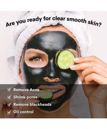 Charcoal Black Face Mask - Peel-Off Facial Mask for Deep Cleansing & Clear Skin | Remove Blackheads - 2 oz - Buy Online on GoSupps.com