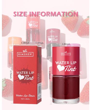 Buy 2 Colors Lip Tint Stain Set - Long Lasting Waterproof Korean Glossy & Matte Mini Liquid Lipstick for Lips & Cheeks - International Shipping Available - Buy Online on GoSupps.com