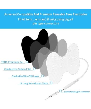 TENS Unit Replacement Pads - 6 Extra Large Butterfly Electrode Pads - Buy Online on GoSupps.com