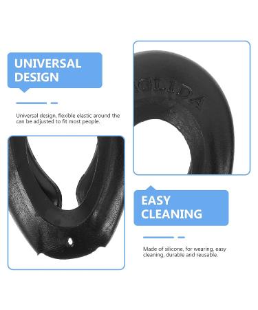 Lurrose 2 Pairs Silicone Hair Dye Ear Cover - Waterproof Ear Protector Caps for Salon & Home Hairdressing (Black) - Buy Online on GoSupps.com