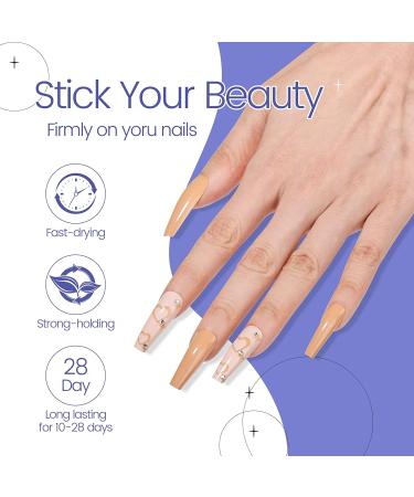 8ML Super Strong Nail Glue for Acrylic Nails, Press on Nails & Tips - Long-Lasting Professional Bond for Nail Repair - Buy Online on GoSupps.com