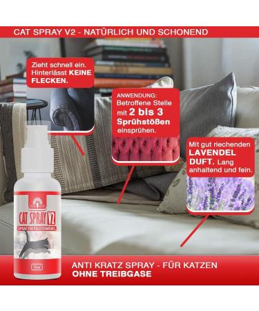 Adema Natural CAT Spray V2 - Effective Cat Repellent Spray - 50ml Anti-Cat Solution for International Shipping - Buy Online on GoSupps.com