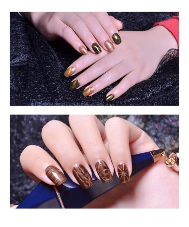 12 Pieces Nail Magnet Tool Set - MWOOT 3D Magnetic Cat Eye Pen for Nail Art - Professional Nail Polish Gel Tools - Buy Online on GoSupps.com