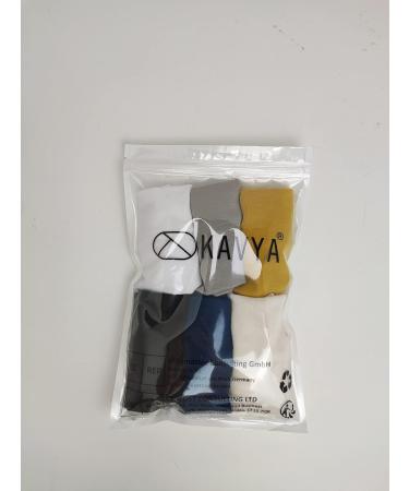 Kavya Wide Boho Headbands for Women - 6 Pack Multicoloured Hair Bands for Yoga and Sports - Buy Online on GoSupps.com