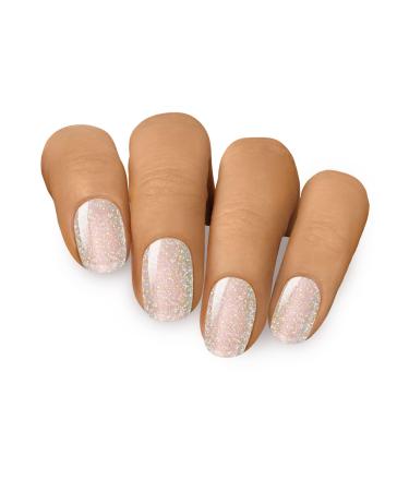 MOYOU LONDON Semi Cured Gel Nail Strips 20 Pc. Gel Wraps for Nails Get 1 Free UV Lamp when you Get 3 or More Easy Apply & Remove for Salon-Quality Manicure -Glitter Frenzy - Buy Online on GoSupps.com