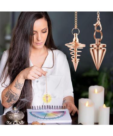 2-Pack Esoteric Pendulum Set for Reiki Healing | Radiesthesia Pendulums for Energy Therapy & Protection - Buy Online on GoSupps.com
