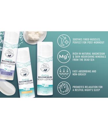 Natural Elephant Dead Sea Magnesium Body Lotion - Nourishing & Moisturizing 5 oz (150 ml) | Unscented | International Shipping - Buy Online on GoSupps.com