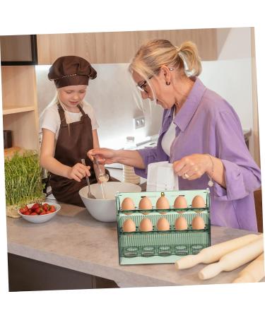 Abaodam egg storage box plastic containers egg storage container refrigerator egg holder egg tray grid 25.2X19.5CM As Shown 1 - Buy Online on GoSupps.com