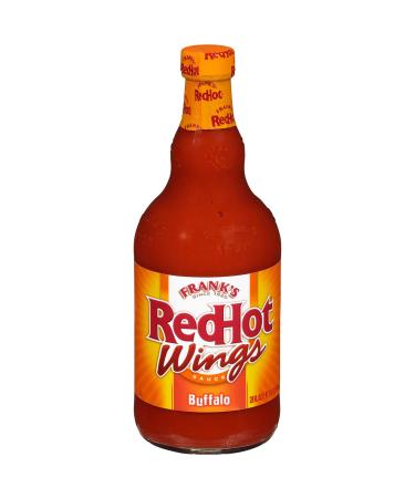 Frank's RedHot Buffalo Wings Hot Sauce, 23 fl oz 23 Fl Oz (Pack of 1)