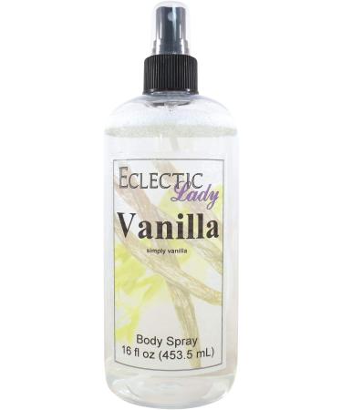 Vanilla Body Spray 16 ounces Body Mist for Women with Clean Light & Gentle Fragrance Long Lasting Perfume with Comforting Scent for Men & Women Cologne with Soft Subtle Aroma For Daily Use 16 Fluid Ounces