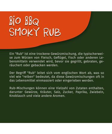 Jeske Sports Supplies Tasty Pott Bio Smoky Rub 250 grams cooking & herbs grilling roasting spice mix smoke aroma grill marinade herbs salt chili garlic pepper paprika refill pack - Buy Online on GoSupps.com