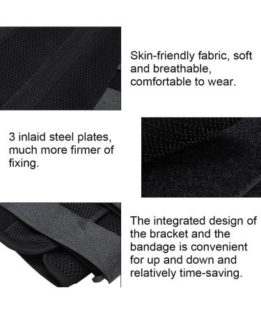 Elbow Brace for Tendonitis & Tennis | Comfortable Night Sleep Support | Adjustable Stabilizer with Steel Plates | Unisex Elbow Splint (S - Buy Online on GoSupps.com