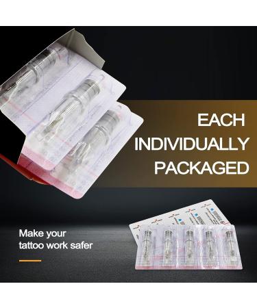 40pcs Yuelong Tattoo Needles 12 Mixed Assorted Sizes - 3RL, 5RL, 5RM, 7RM - Professional Grade - Buy Online on GoSupps.com