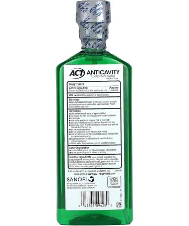 Act Anticavity Fluoride Mouthwash Mint 18 fl oz (Pack of 2) - Buy Online on GoSupps.com