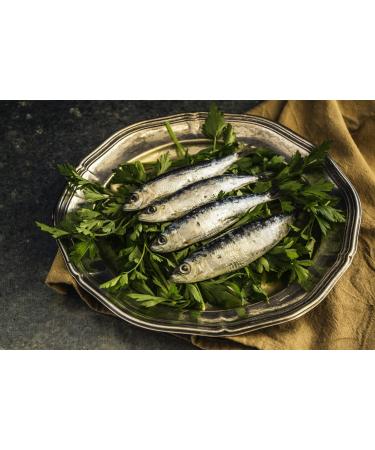 Buy La Quiberonnaise Sardines in Marinade with 3 Spices - 8x115g | Perfect for French & Portuguese Spicy Dishes | International Shipping Available - Buy Online on GoSupps.com