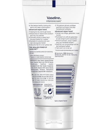 Pack of 2 Vaseline Intensive Care Advanced Repair Hand Cream 75ml 75 ml (Pack of 2) - Buy Online on GoSupps.com