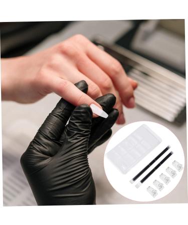 DOITOOL 8 Sets Nail Extension Set Finger Extension Brush Nail Kit DIY Accessories Manicure Clip Accessory Manicure Clamp Nail Decoration Tool Manicure Art Kit Crystal Plastic Nail Clipper - Buy Online on GoSupps.com