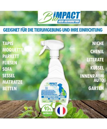 BioIMPACT ORMANT ROMBERS - Odor Neutralizers for Dog & Cat Urine - 2x750ml - Effective Surface Cleaner - Buy Online on GoSupps.com