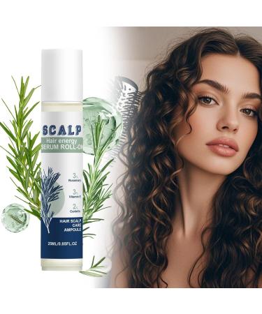 Hair Growth Oil 25ml Root Stimulator Roller - Nourishing Hair Oil | For Women and Men Daily Care Nighttime Shower After-Cut Hair Preparation - Buy Online on GoSupps.com