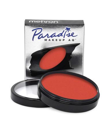 Mehron Paradise Make-up AQ Pro Size |Perfect for stage and screen demonstrations special effects cosplay and Halloween |Water-activated facial and body colors 40 g coral